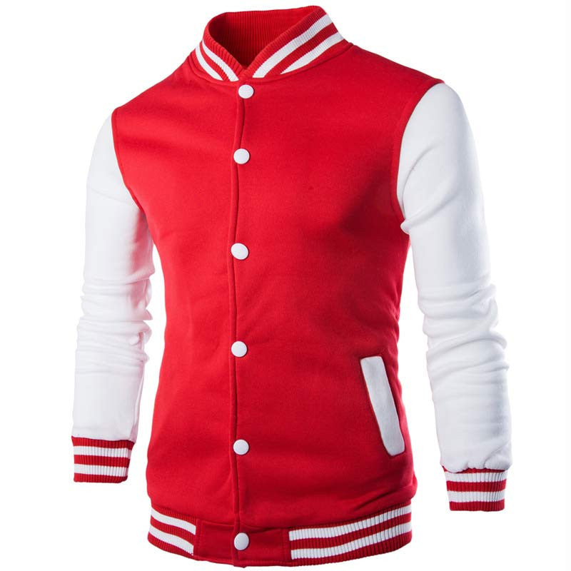 New Hooded Baseball Jacket Men Fashion Design Black Mens Slim Fit Varsity Jacket Brand Stylish College - CelebritystyleFashion.com.au online clothing shop australia