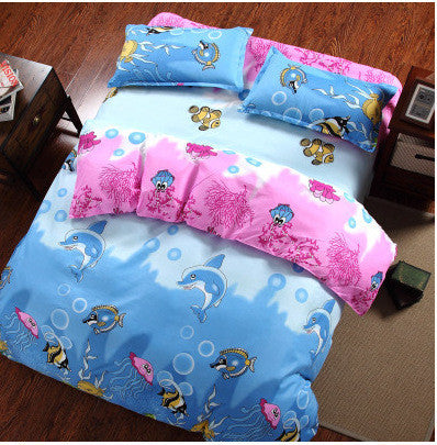 Reactive Printing BEDDING 4pcs Bedding Set duvet cover set queen king size QUILT COVER SET-Dollar Bargains Online Shopping Australia