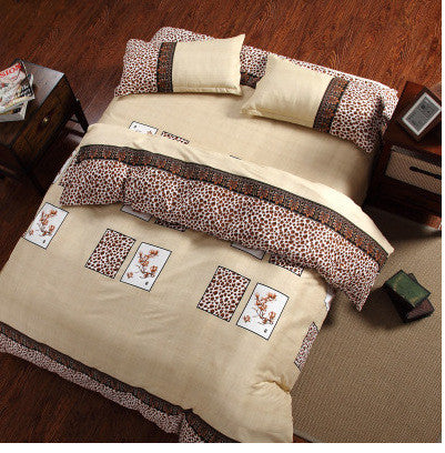 Reactive Printing BEDDING 4pcs Bedding Set duvet cover set queen king size QUILT COVER SET-Dollar Bargains Online Shopping Australia