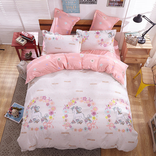 Reactive Printing BEDDING 4pcs Bedding Set duvet cover set queen king size QUILT COVER SET-Dollar Bargains Online Shopping Australia