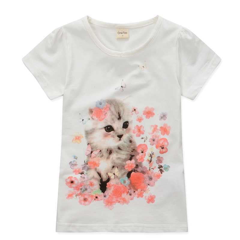 Girl t-shirt big Girls tees shirts children blouse t-shirts kids summer clothes jacket rabbit pink - CelebritystyleFashion.com.au online clothing shop australia
