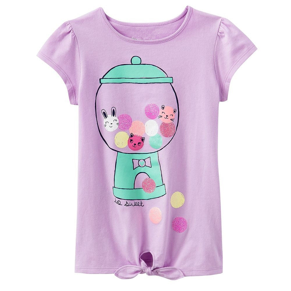 Girl t-shirt big Girls tees shirts children blouse t-shirts kids summer clothes jacket rabbit pink - CelebritystyleFashion.com.au online clothing shop australia