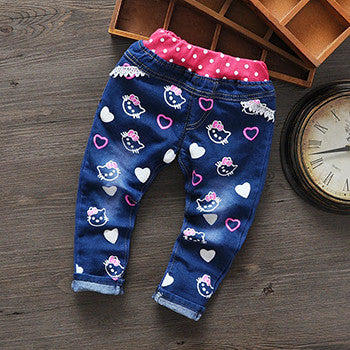 New Cartoon Fashion Character Children Kids Baby Boy Girls Pants Baby Girl Boys Jeans Pants Child Trousers Girls Jeans - CelebritystyleFashion.com.au online clothing shop australia