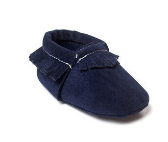 PU Suede Leather Newborn Baby Boy Girl Baby Moccasins Soft Moccs Shoes Bebe Fringe Soft Soled Non-slip Footwear Crib Shoe - CelebritystyleFashion.com.au online clothing shop australia