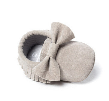 PU Suede Leather Newborn Baby Boy Girl Baby Moccasins Soft Moccs Shoes Bebe Fringe Soft Soled Non-slip Footwear Crib Shoe - CelebritystyleFashion.com.au online clothing shop australia