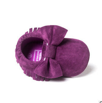 PU Suede Leather Newborn Baby Boy Girl Baby Moccasins Soft Moccs Shoes Bebe Fringe Soft Soled Non-slip Footwear Crib Shoe - CelebritystyleFashion.com.au online clothing shop australia