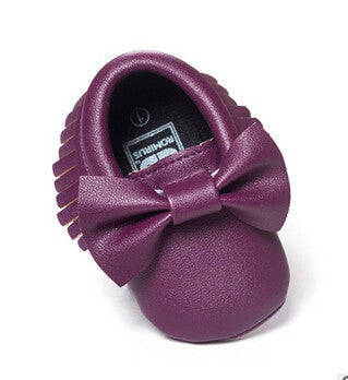 PU Suede Leather Newborn Baby Boy Girl Baby Moccasins Soft Moccs Shoes Bebe Fringe Soft Soled Non-slip Footwear Crib Shoe - CelebritystyleFashion.com.au online clothing shop australia