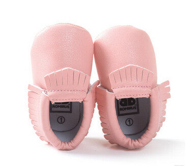 PU Suede Leather Newborn Baby Boy Girl Baby Moccasins Soft Moccs Shoes Bebe Fringe Soft Soled Non-slip Footwear Crib Shoe - CelebritystyleFashion.com.au online clothing shop australia