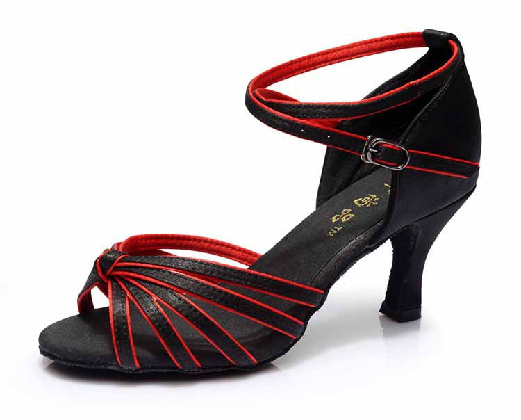 Brand Satin/PU Girls Ladies Women's Tango Salsa Dance Ballroom Latin Dance Shoes 7cm Heels 22 Colors and-Dollar Bargains Online Shopping Australia