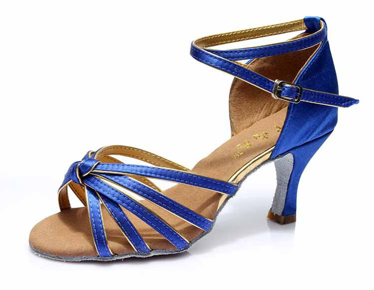 Brand Satin/PU Girls Ladies Women's Tango Salsa Dance Ballroom Latin Dance Shoes 7cm Heels 22 Colors and-Dollar Bargains Online Shopping Australia