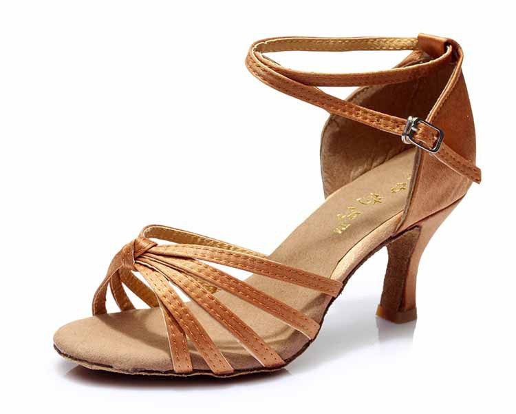 Brand Satin/PU Girls Ladies Women's Tango Salsa Dance Ballroom Latin Dance Shoes 7cm Heels 22 Colors and-Dollar Bargains Online Shopping Australia