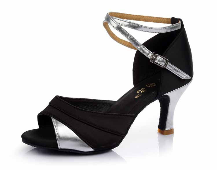 Brand Satin/PU Girls Ladies Women's Tango Salsa Dance Ballroom Latin Dance Shoes 7cm Heels 22 Colors and-Dollar Bargains Online Shopping Australia
