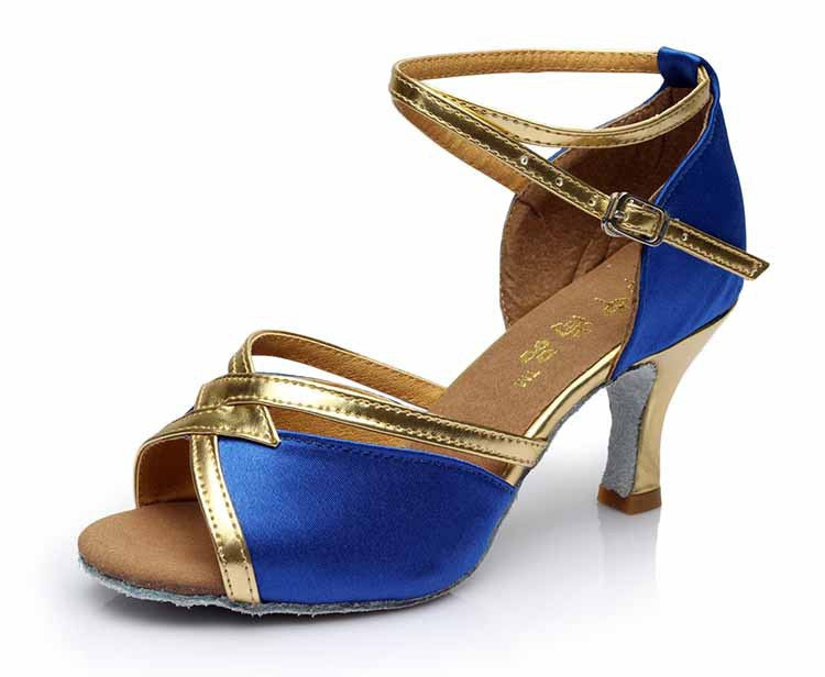 Brand Satin/PU Girls Ladies Women's Tango Salsa Dance Ballroom Latin Dance Shoes 7cm Heels 22 Colors and-Dollar Bargains Online Shopping Australia