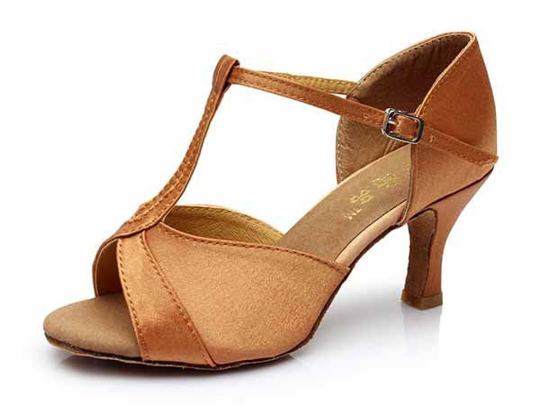 Brand Satin/PU Girls Ladies Women's Tango Salsa Dance Ballroom Latin Dance Shoes 7cm Heels 22 Colors and-Dollar Bargains Online Shopping Australia