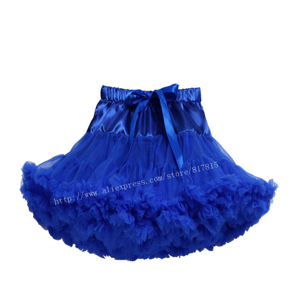 Baby girls tutu fluffy chiffon pettiskirt baby girls skirts Princess party tulle dance wear Skirts for girls 12Mo-8 Ys 21 Colors - CelebritystyleFashion.com.au online clothing shop australia