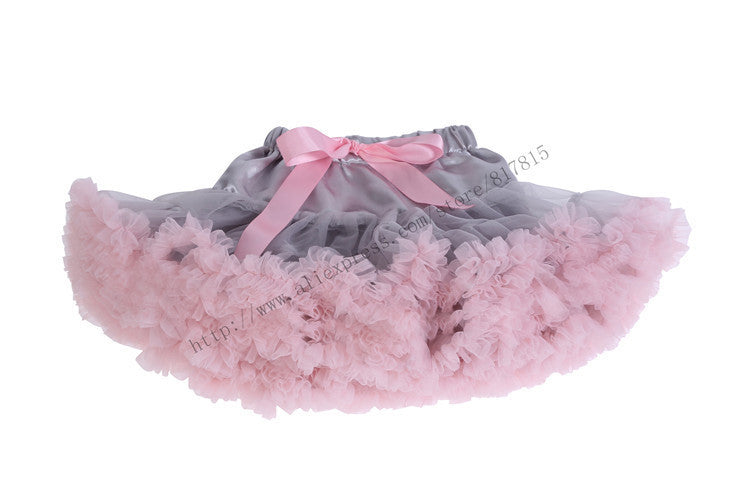 Baby girls tutu fluffy chiffon pettiskirt baby girls skirts Princess party tulle dance wear Skirts for girls 12Mo-8 Ys 21 Colors - CelebritystyleFashion.com.au online clothing shop australia
