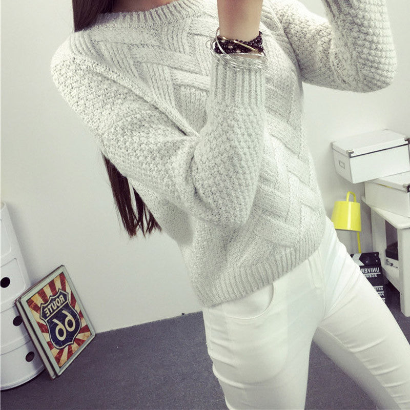women fashion spring sweaters basic casual knitting winter Pullover KB911 - CelebritystyleFashion.com.au online clothing shop australia
