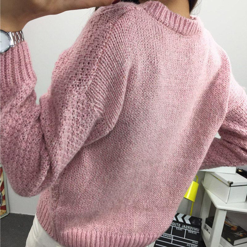 women fashion spring sweaters basic casual knitting winter Pullover KB911 - CelebritystyleFashion.com.au online clothing shop australia
