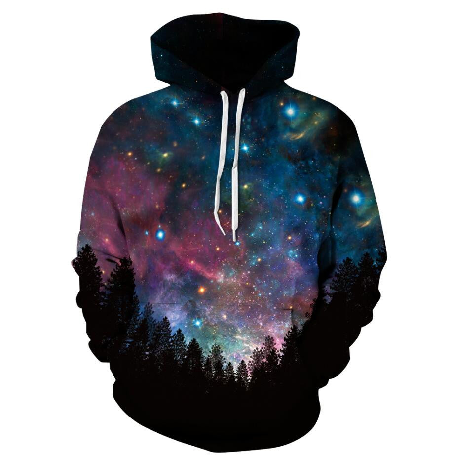 New Fashion Space Galaxy Sweatshirt Hoodies 3D Print Hip Hop Coats Casual Sweatshirt Sportwear Tops - CelebritystyleFashion.com.au online clothing shop australia