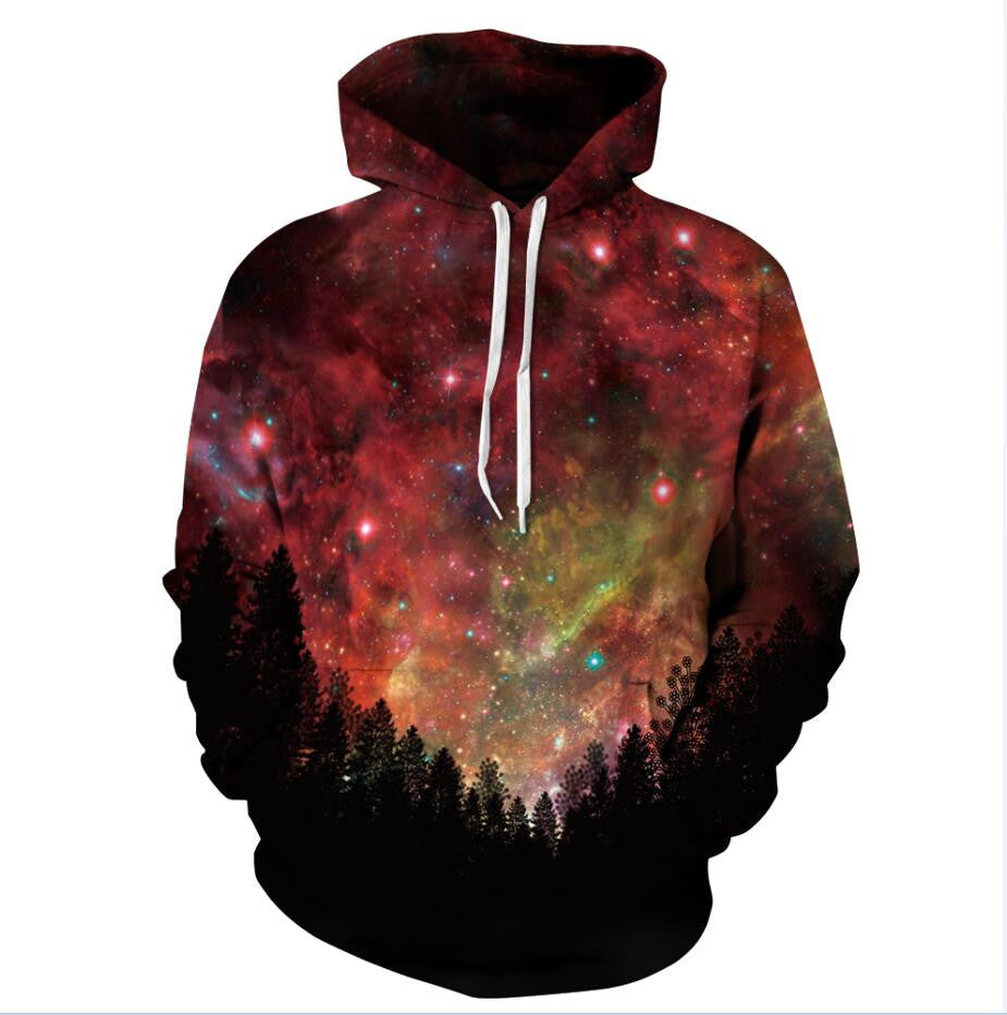 New Fashion Space Galaxy Sweatshirt Hoodies 3D Print Hip Hop Coats Casual Sweatshirt Sportwear Tops - CelebritystyleFashion.com.au online clothing shop australia