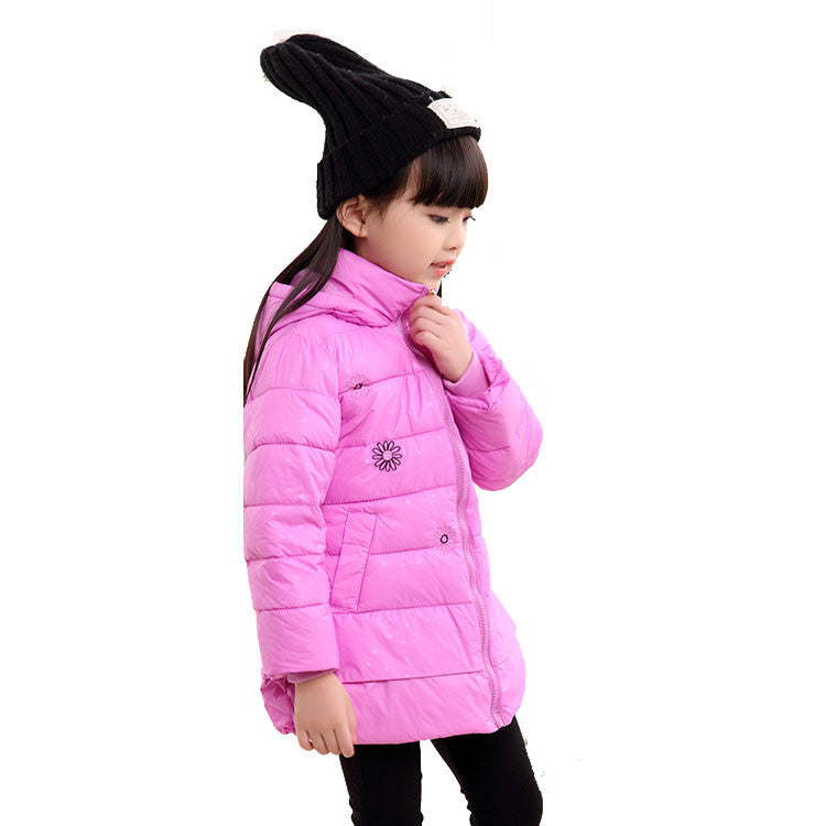New Brand Kids Girls Winter Jacket Fashion Lightweight Outwear kids Warm Long Coat Down & Parkas - CelebritystyleFashion.com.au online clothing shop australia