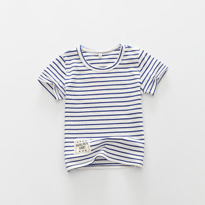 Summer Striped Kids t-shirts Baby Girls Short Sleeve Boys Tees Cotton Children tshirts for Girl Child Kids t Shirts 2-12T - CelebritystyleFashion.com.au online clothing shop australia