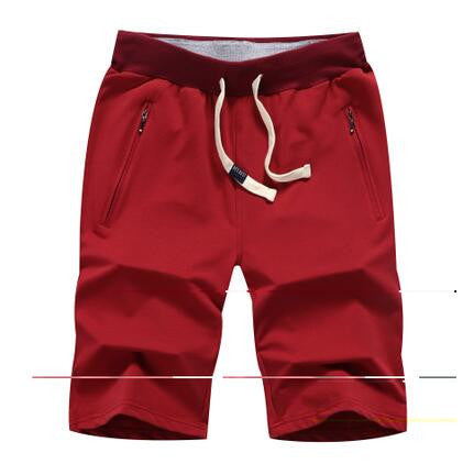 s Men's cotton Casual and Shorts Summer male Leisure Outdoors Joggers Sweatpants beach Shorts Knee Length No Belt - CelebritystyleFashion.com.au online clothing shop australia