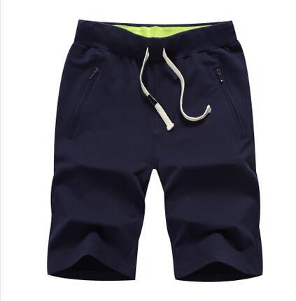 s Men's cotton Casual and Shorts Summer male Leisure Outdoors Joggers Sweatpants beach Shorts Knee Length No Belt - CelebritystyleFashion.com.au online clothing shop australia