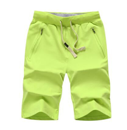 s Men's cotton Casual and Shorts Summer male Leisure Outdoors Joggers Sweatpants beach Shorts Knee Length No Belt - CelebritystyleFashion.com.au online clothing shop australia