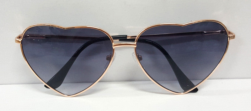 New Fashion Heart Shaped Sunglasses Women Metal Wrap Sun Glasses Lovely - CelebritystyleFashion.com.au online clothing shop australia