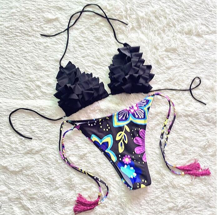 New Comfortably Womens Brazilian Low Waist Bikini Set Swimwear Women Swimsuit Sexy Swimwear Bathing Suit Biquinis Feminino - CelebritystyleFashion.com.au online clothing shop australia