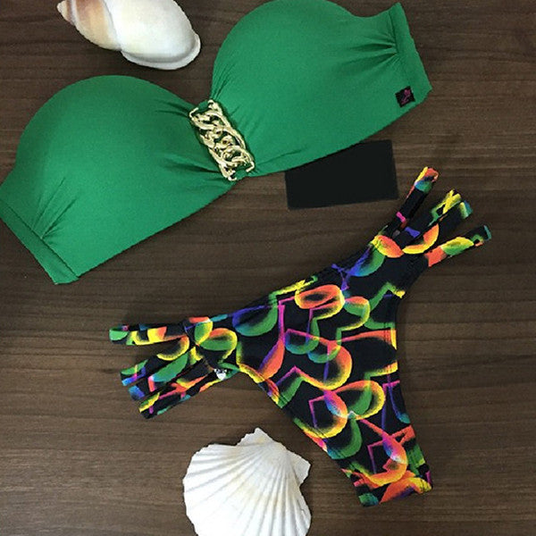 New Comfortably Womens Brazilian Low Waist Bikini Set Swimwear Women Swimsuit Sexy Swimwear Bathing Suit Biquinis Feminino - CelebritystyleFashion.com.au online clothing shop australia