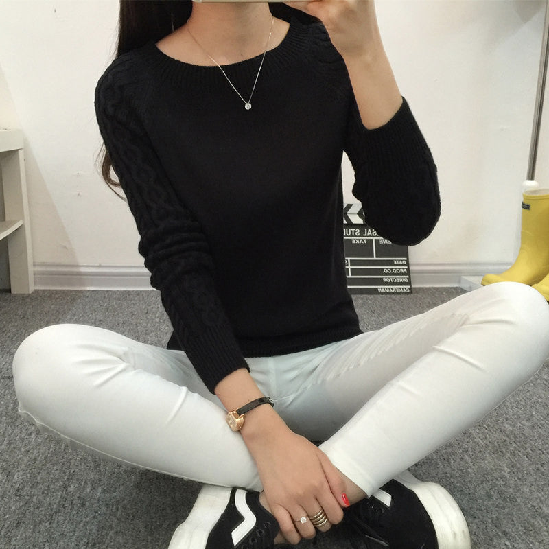 Winter Women Long Sleeve Gray Casual Cashmere Sweaters and Pullovers Female Lover Trendy Solid Pull Femme Best Knitted Sweater-Dollar Bargains Online Shopping Australia