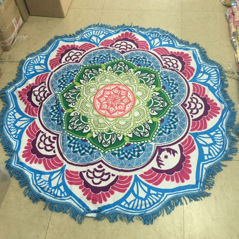 Indian Bohemian Mandalas Tapestry Totem Lotus Wall Hanging Sandy Beach Towels Yoga Mat Blanket Camping Mattress Sleeping Pad-Dollar Bargains Online Shopping Australia