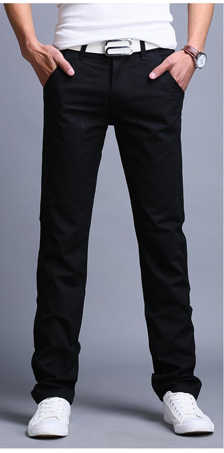 9 colors summer autumn fashion business or casual style pants men slim straight casual long pants fashion multicolor men pants-Dollar Bargains Online Shopping Australia