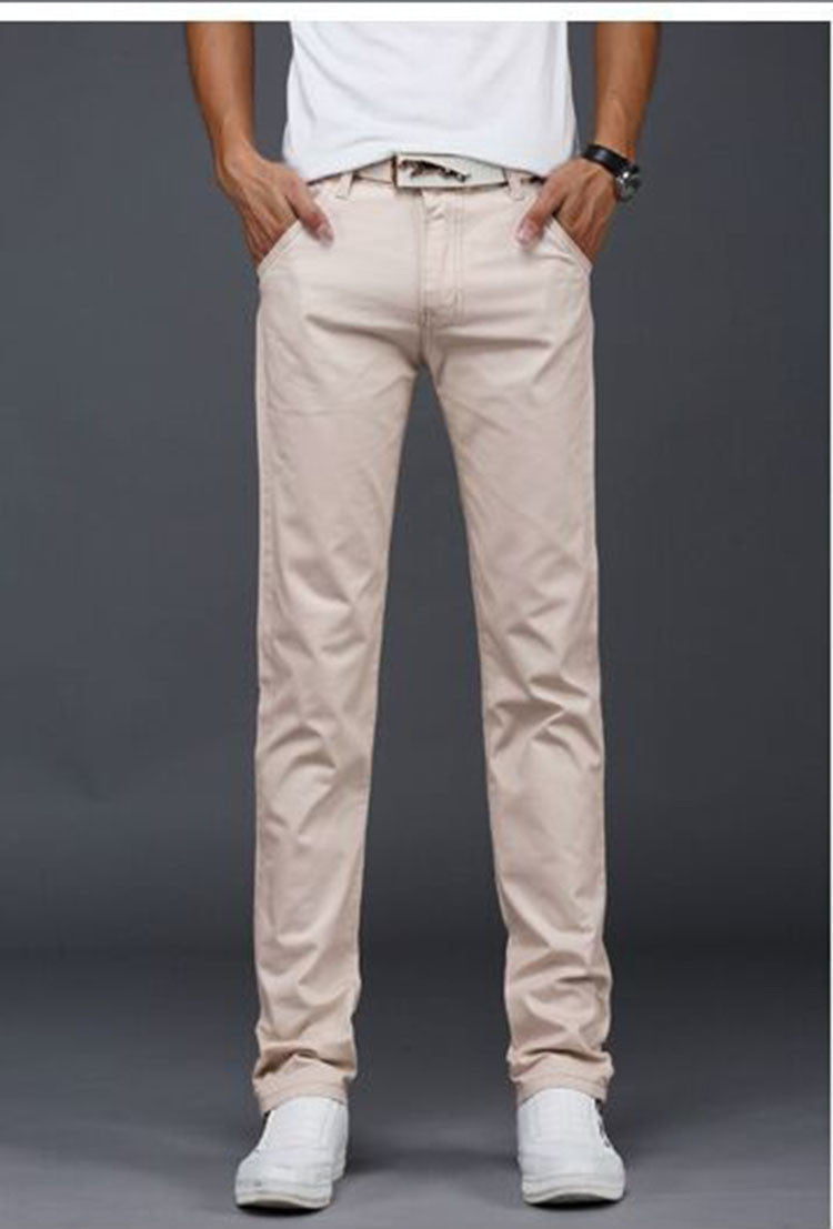 9 colors summer autumn fashion business or casual style pants men slim straight casual long pants fashion multicolor men pants - CelebritystyleFashion.com.au online clothing shop australia