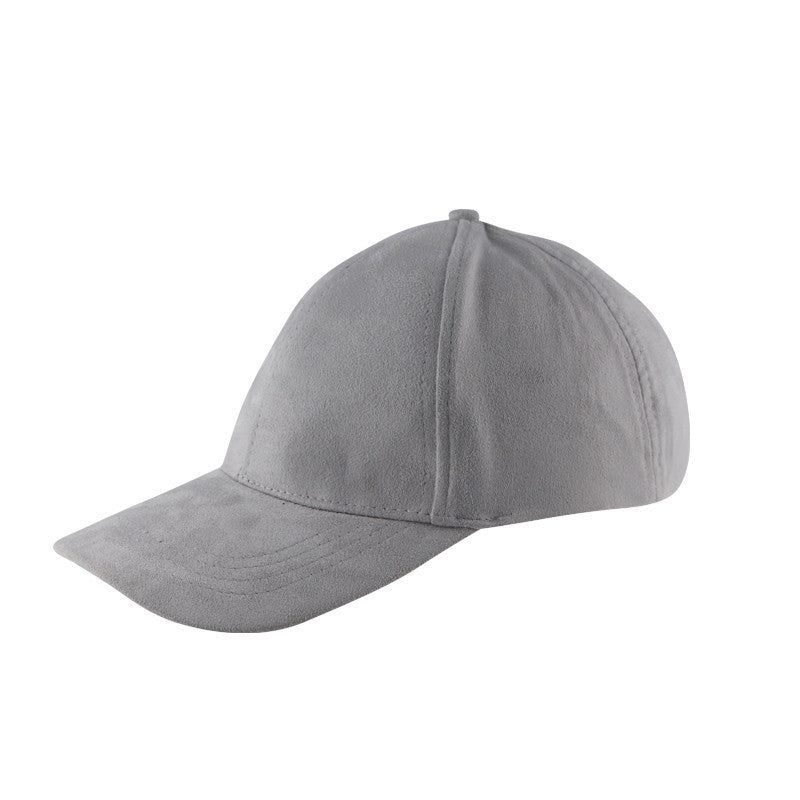Summer Baseball Cap Women Fashion Brand Street Hip Hop Caps Suede Hats for Ladies Black Grey Baseball Cap - CelebritystyleFashion.com.au online clothing shop australia