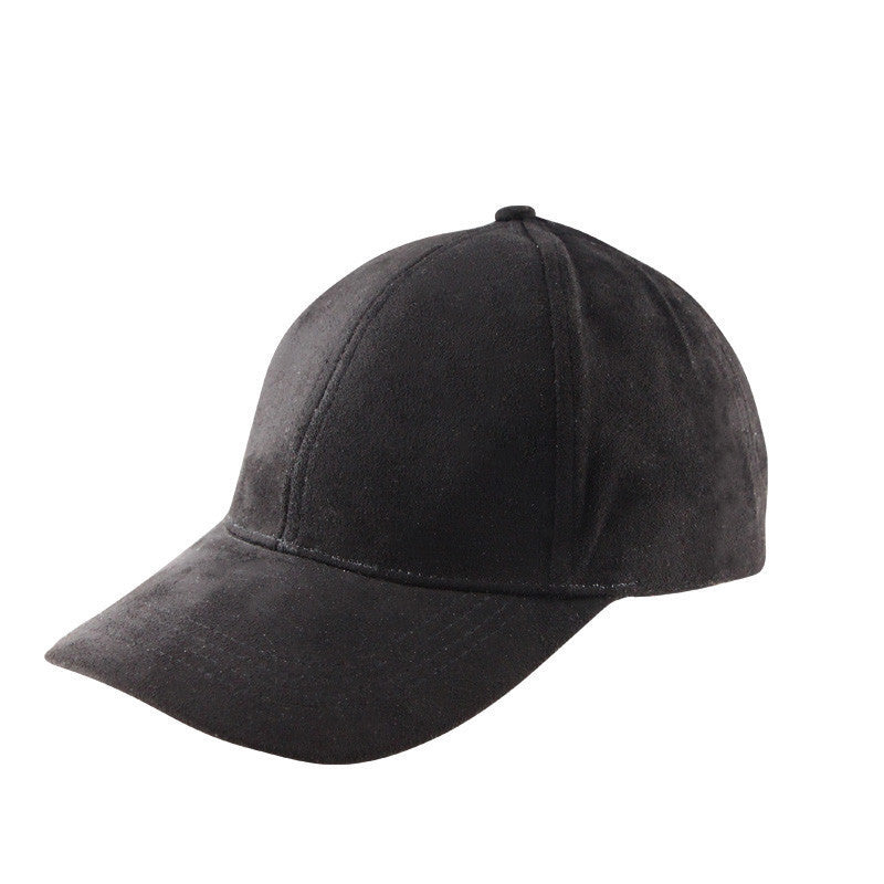 Summer Baseball Cap Women Fashion Brand Street Hip Hop Caps Suede Hats for Ladies Black Grey Baseball Cap - CelebritystyleFashion.com.au online clothing shop australia