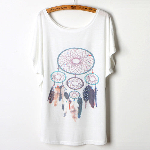 Fashion Summer Tee Shirt Women T-shirt Harajuku Elephant Animal Print Short Sleeve Camisetas Mujer White T shirt Women Tops-Dollar Bargains Online Shopping Australia