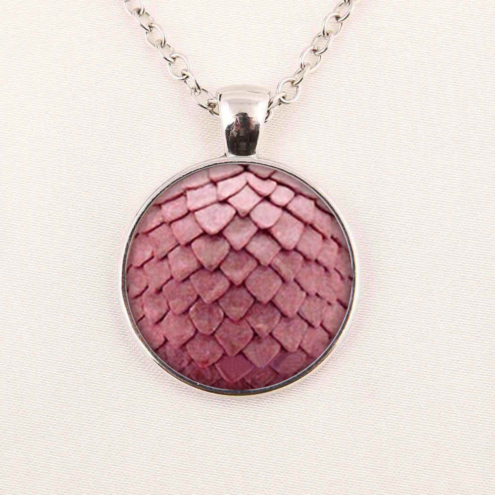 Glass Dome Necklace Dragon Egg Pendant Necklace Game of Thrones Dragon Egg Necklace - CelebritystyleFashion.com.au online clothing shop australia