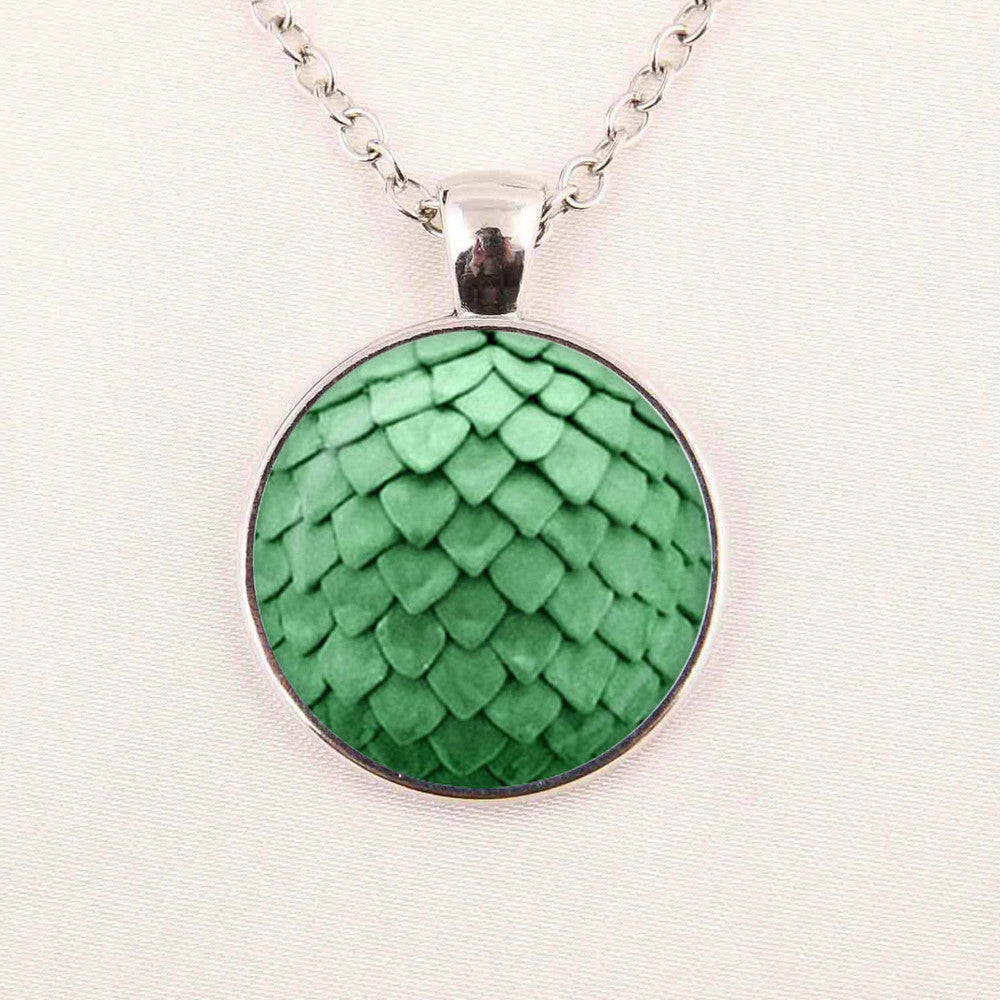 Glass Dome Necklace Dragon Egg Pendant Necklace Game of Thrones Dragon Egg Necklace - CelebritystyleFashion.com.au online clothing shop australia