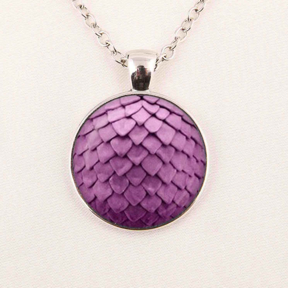 Glass Dome Necklace Dragon Egg Pendant Necklace Game of Thrones Dragon Egg Necklace - CelebritystyleFashion.com.au online clothing shop australia