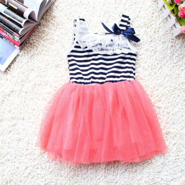 Baby Girl Ball Gown Dress Lace+Cotton Material 3 Colors Age 0-2Y - CelebritystyleFashion.com.au online clothing shop australia