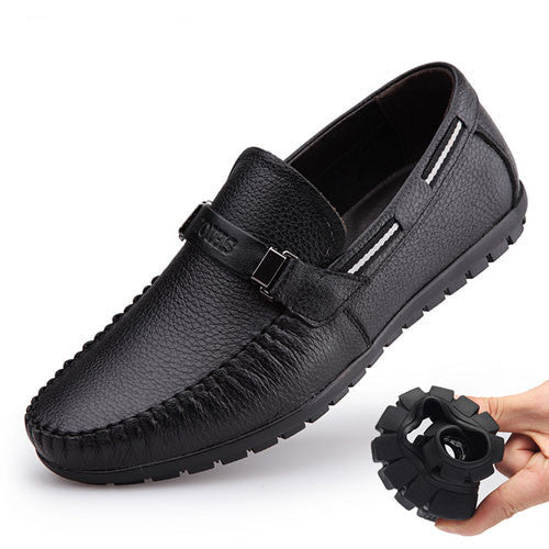 New Design Real Leather Men Flats Genuine Leather Men Boat Shoes,Fashion Men Moccasins Shoes Chaussure Homme Soft Men Shoes - CelebritystyleFashion.com.au online clothing shop australia