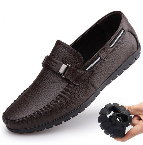 New Design Real Leather Men Flats Genuine Leather Men Boat Shoes,Fashion Men Moccasins Shoes Chaussure Homme Soft Men Shoes - CelebritystyleFashion.com.au online clothing shop australia