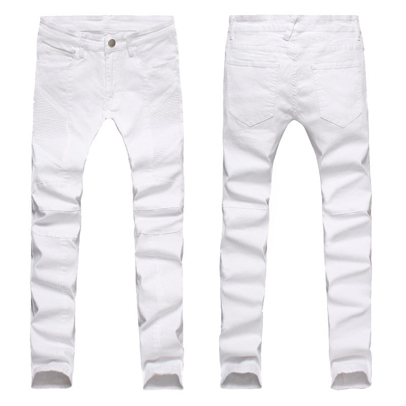 Fashion Men Jeans New Arrival Design Slim Fit Fashion Jeans For Men Good Quality Blue Black Y2031 - CelebritystyleFashion.com.au online clothing shop australia