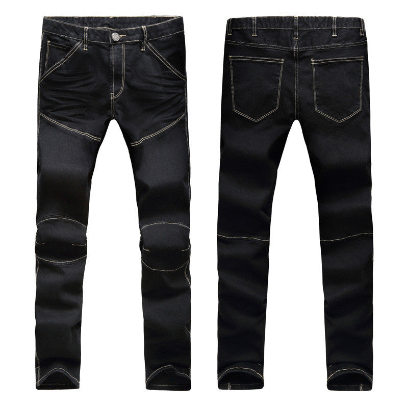 Fashion Men Jeans New Arrival Design Slim Fit Fashion Jeans For Men Good Quality Blue Black Y2031 - CelebritystyleFashion.com.au online clothing shop australia