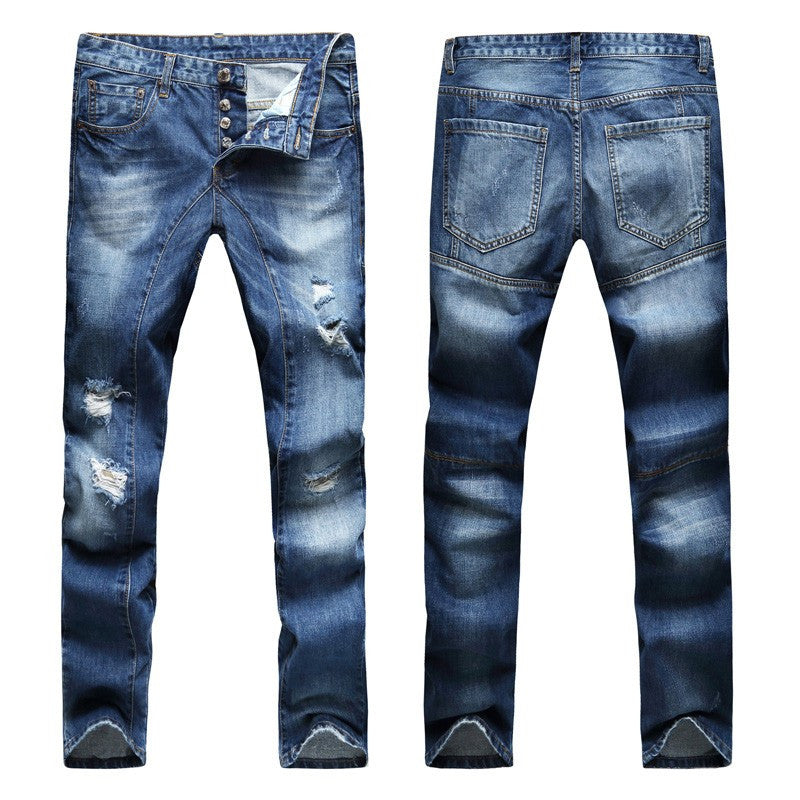 Fashion Men Jeans New Arrival Design Slim Fit Fashion Jeans For Men Good Quality Blue Black Y2031 - CelebritystyleFashion.com.au online clothing shop australia