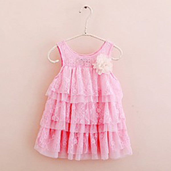 Baby Girl Dress Children Clothing Summer Kids Princess Fower Lace Tutu Dress - CelebritystyleFashion.com.au online clothing shop australia