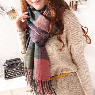 Winter Scarf Women Blanket Plaid Scarf Female Shawls And Scarves Luxury Brand Scarf - CelebritystyleFashion.com.au online clothing shop australia